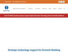 Tablet Screenshot of dynamiccampus.com